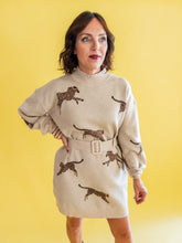 Load image into Gallery viewer, Big Cat Sweater Dresses