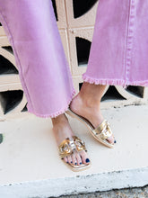 Load image into Gallery viewer, Gold Buckle Sandals